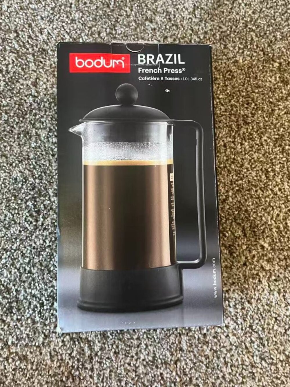 Bodum 34oz Brazil French Press Coffee Maker